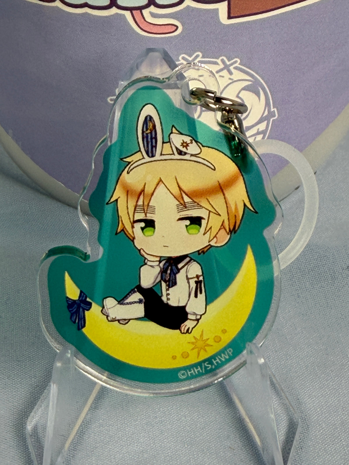 England UK Bunny Moon Acrylic Keychain Hetalia World Stars Amo Café 2026