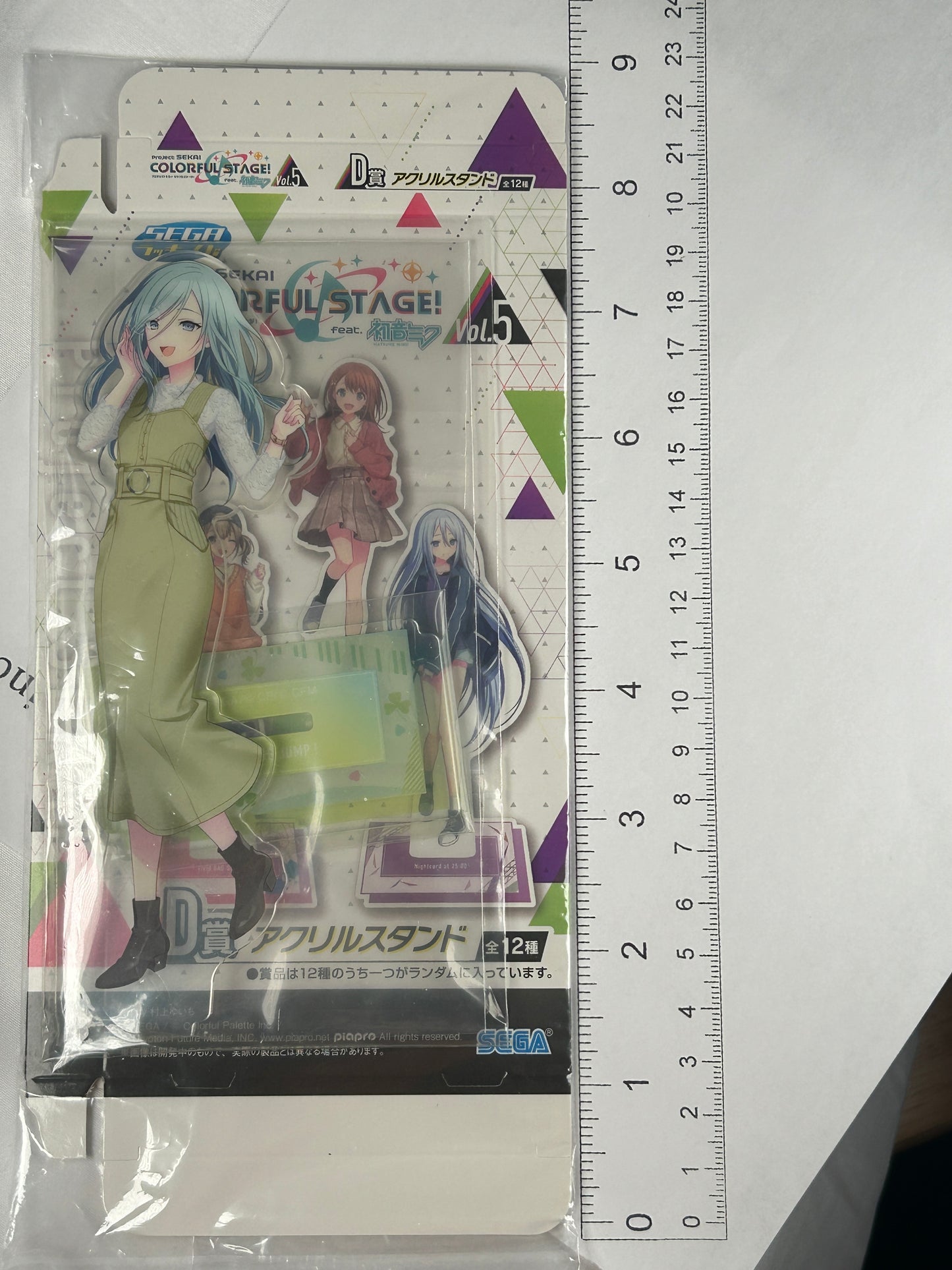 Hinomori Shizuku Acrylic Stand Project Sekai Coloful Stage! Hatsune Miku SEGA