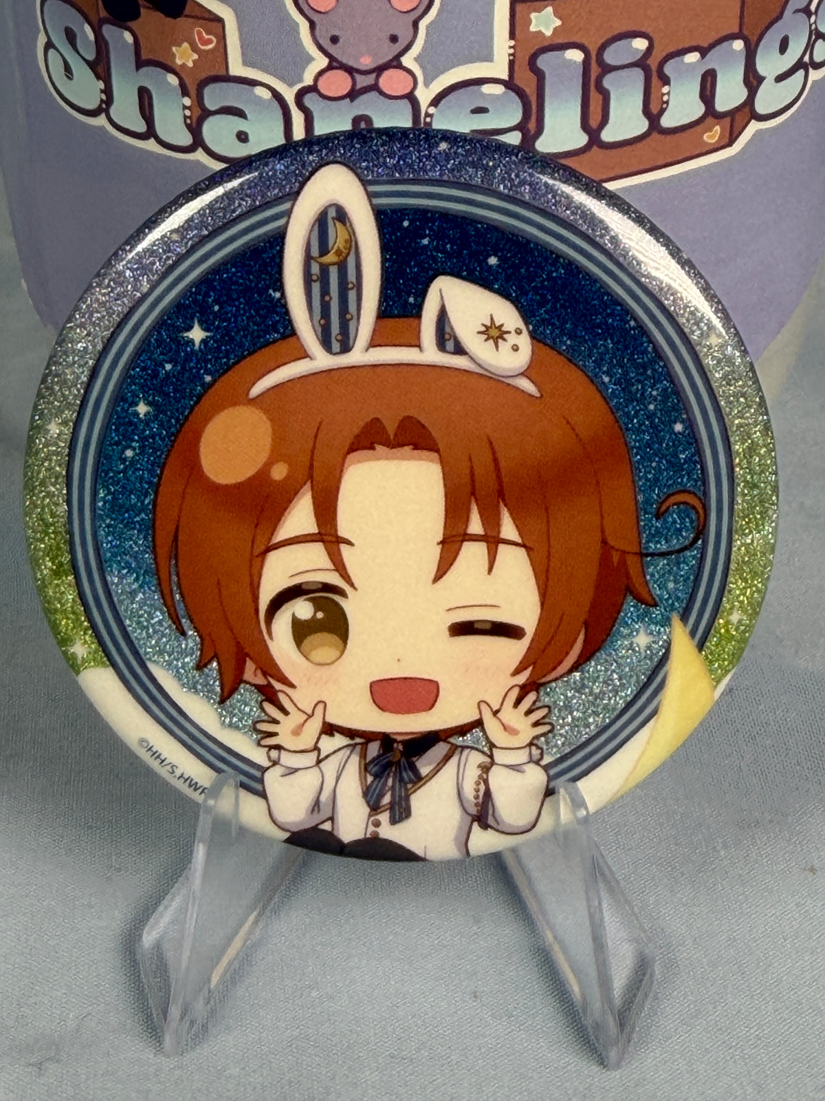 Italy Bunny Moon Pin Badge Hetalia World Stars Amo Café 2026