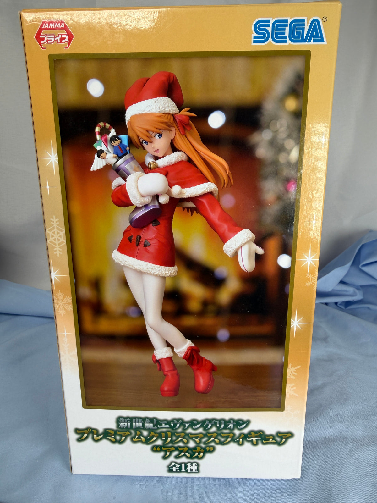 Asuka Langley Soryu Christmas PM Figure Neon Genesis Evangelion SEGA 2007