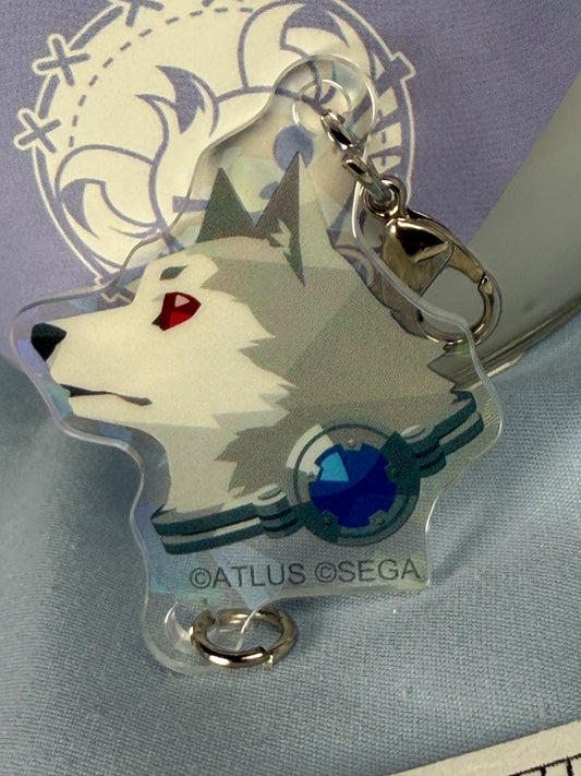 Koromaru Battle Icon Acrylic Keychain Charm Persona 3 Reload