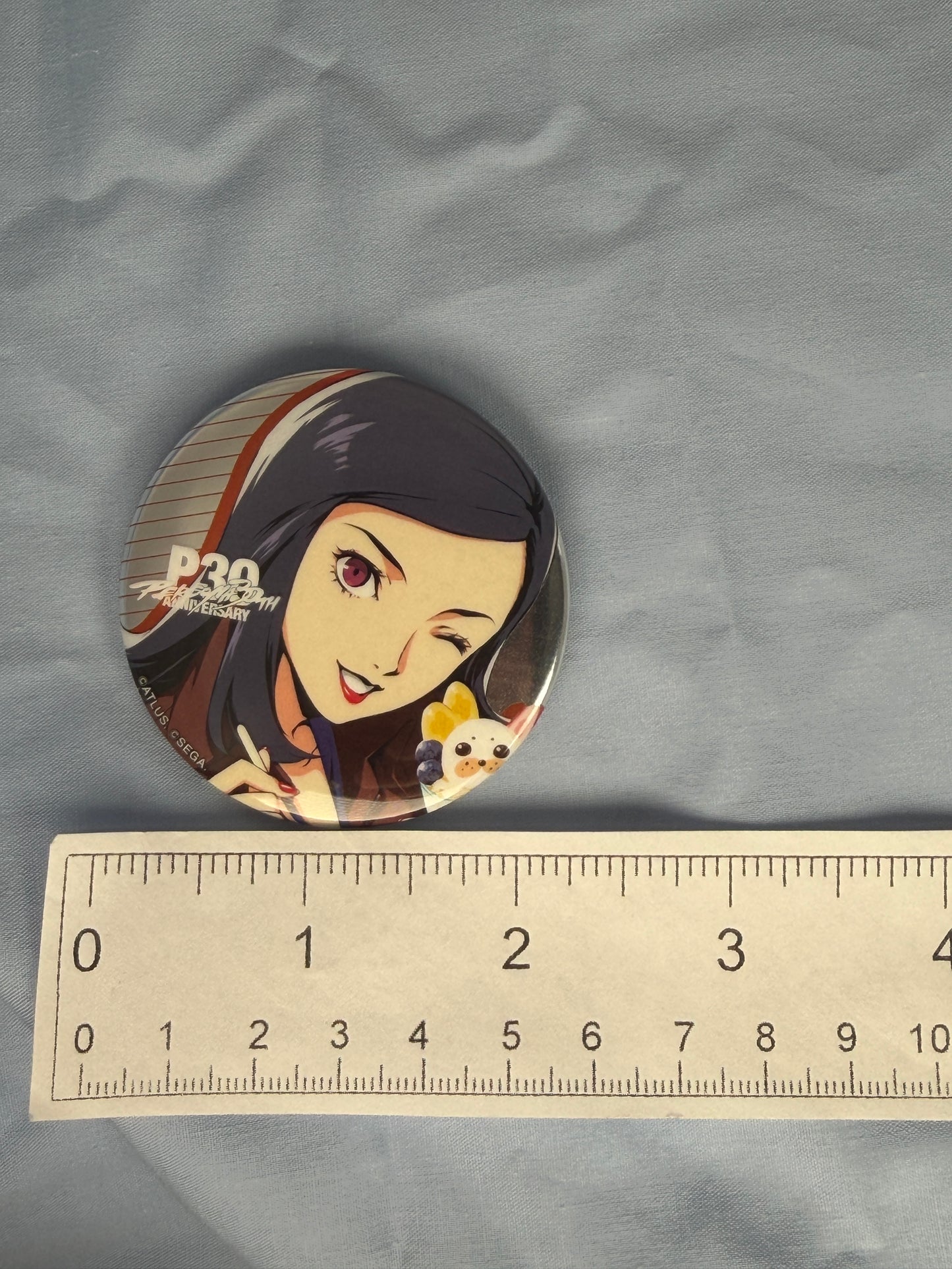 Maya Amano Button Badge Pin Persona 2 Innocent Sin Hakkeijima Sea Paradise
