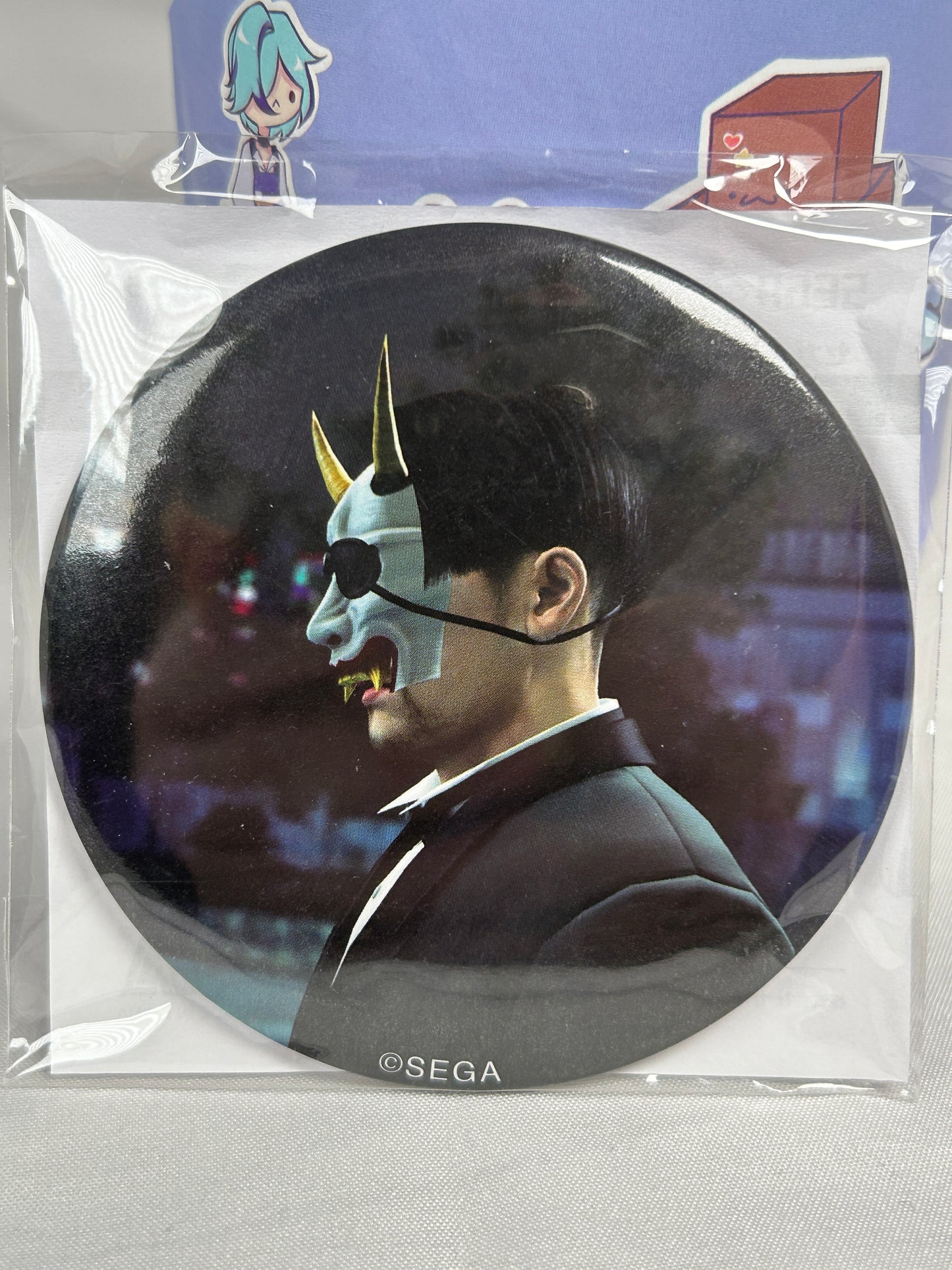 Goro Majima Devil Can Badge Yakuza Birthday Ichiban Kuji Lottery