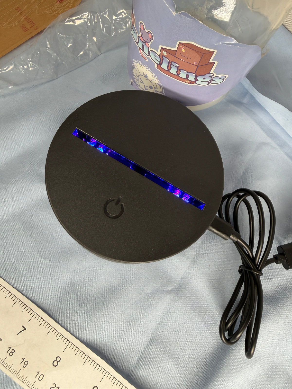 Retro Kimono KAngel LED Acrylic Glow Stand Needy Streamer Overload