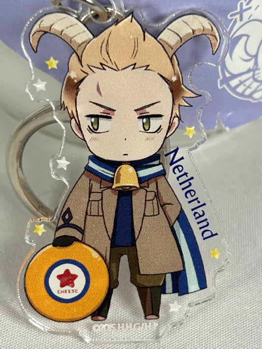 Netherlands Acrylic Keychain Hetalia World Twinkle 2016 Gift