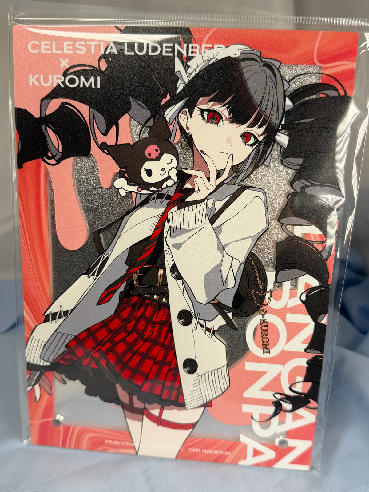 Celestia Ludenberg Kuromi Large Acrylic Stand Danganronpa 1 x Sanrio Vol 2