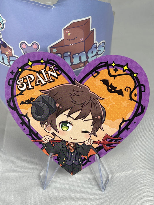 Spain Halloween Party Heart Display Paper Hetalia World Stars