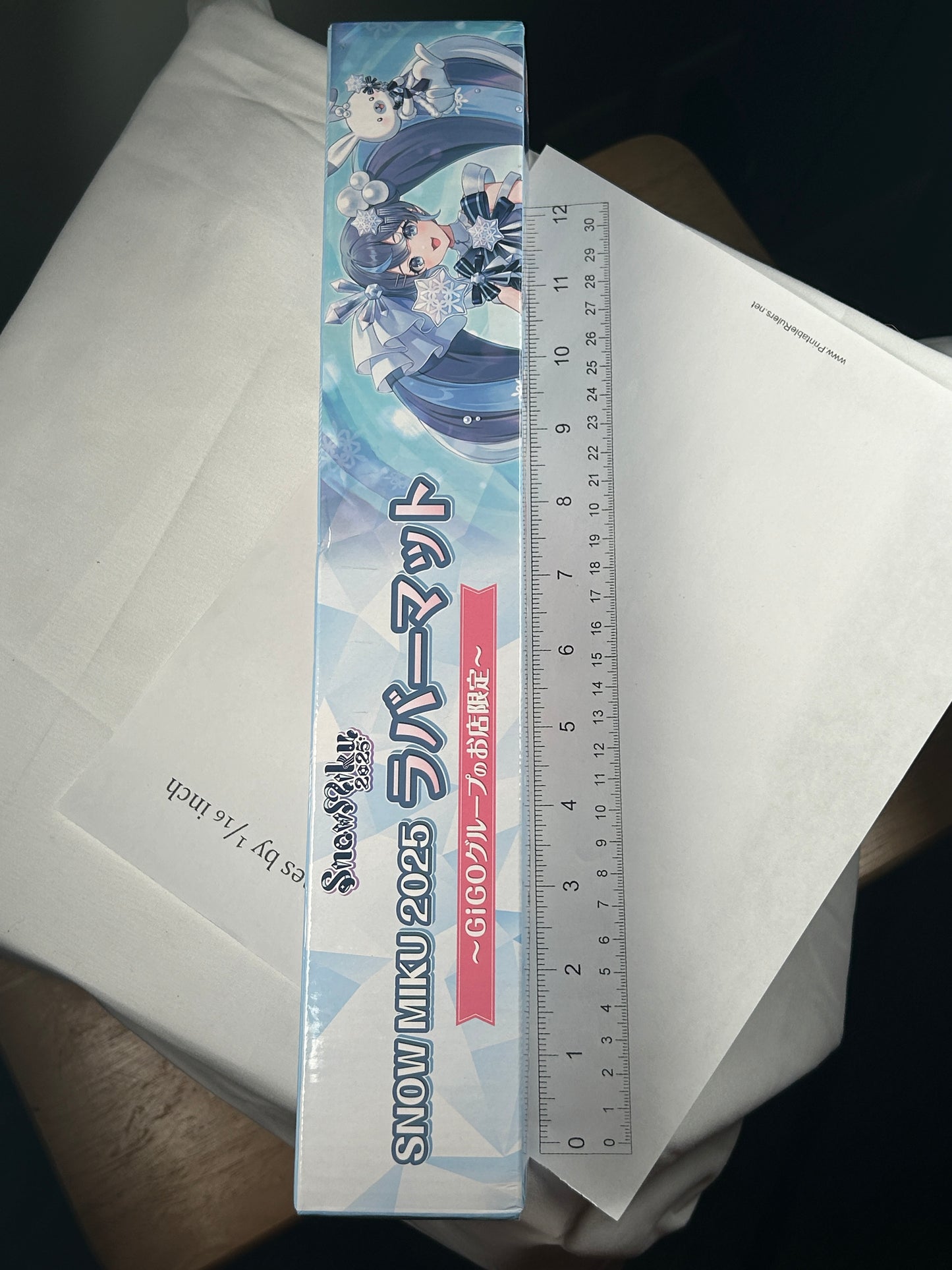 Snow Miku 2025 Hokkaido Rubber Mat Vocaloid GiGO Exclusive