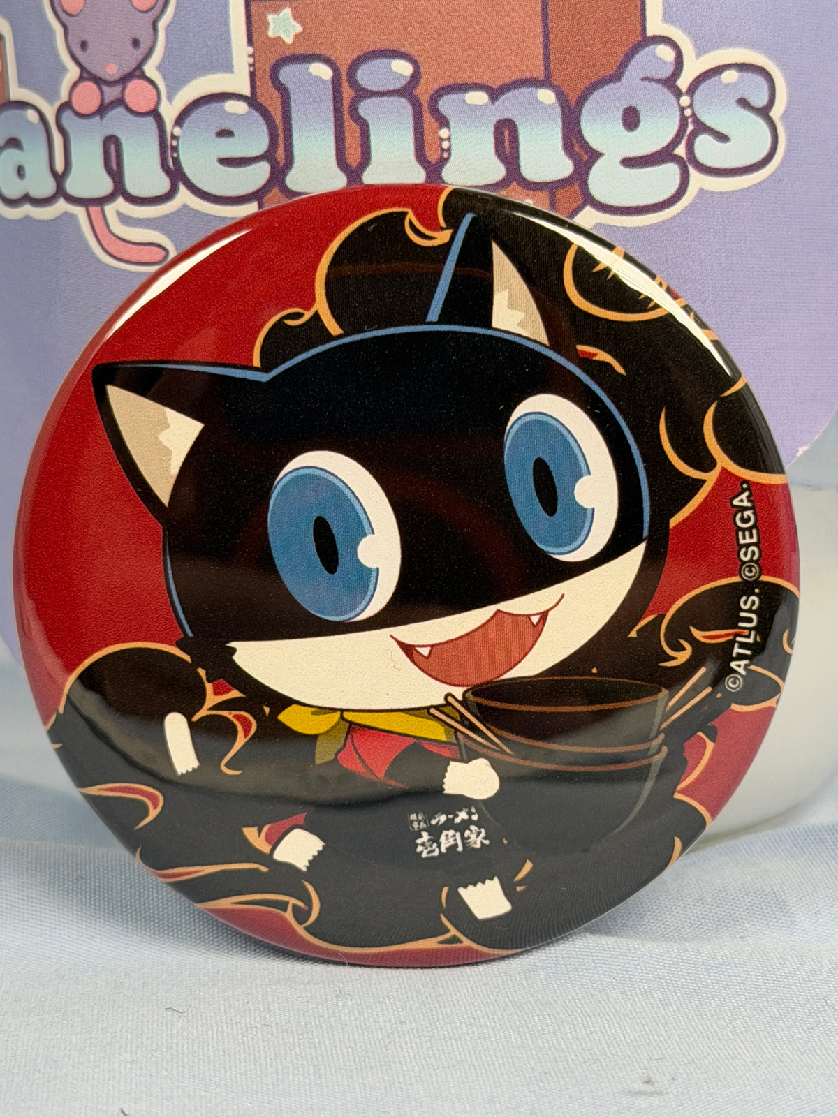 Morgana Ramen Can Badge Persona 5 Royal Ichikakuya Collaboration
