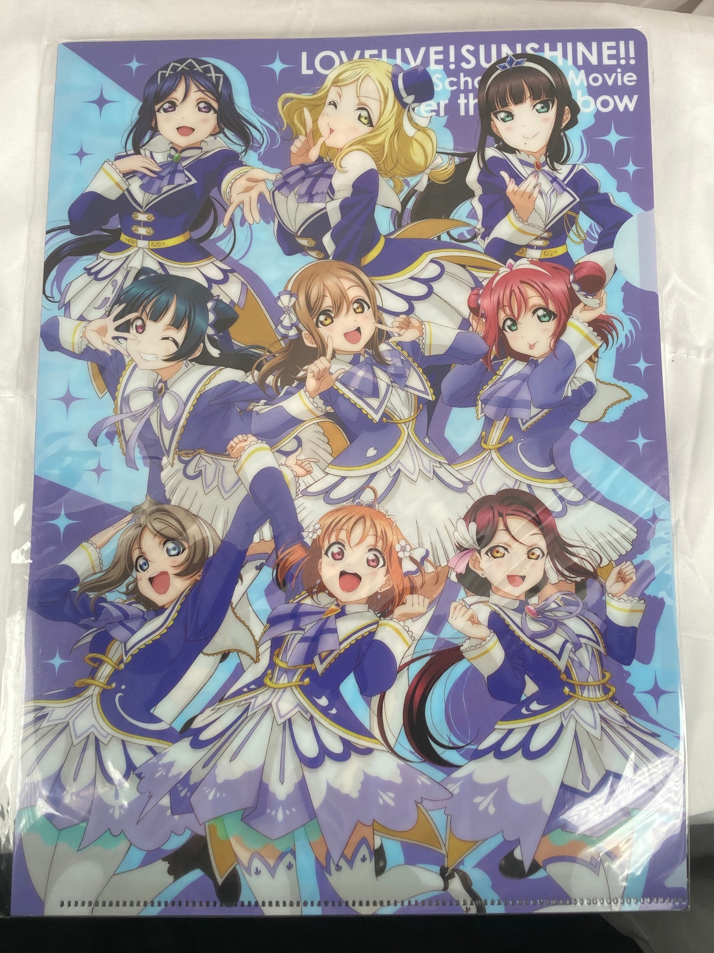 Aqours Clear File Love Live Sunshine Movie Over The Rainbow 2019