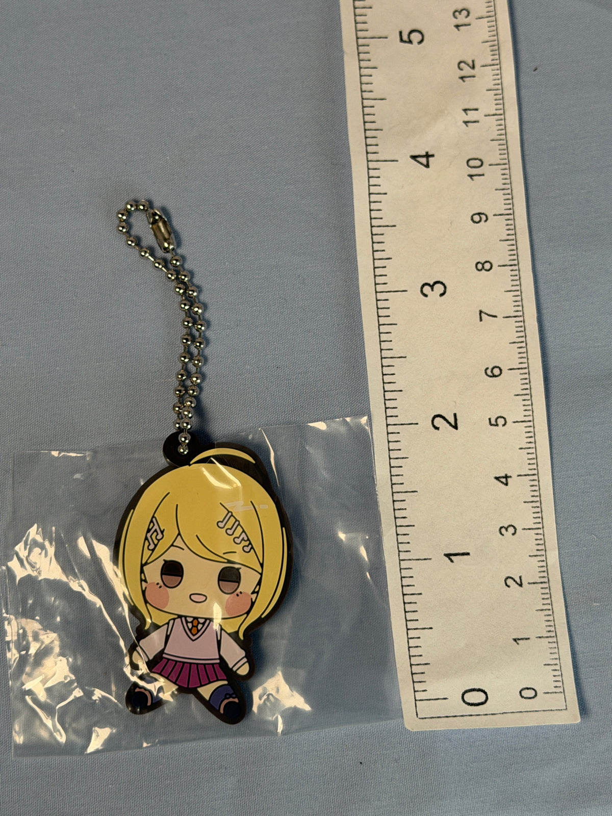 Kaede Akamatsu Mochidoru Art Rubber Keychain Danganronpa V3
