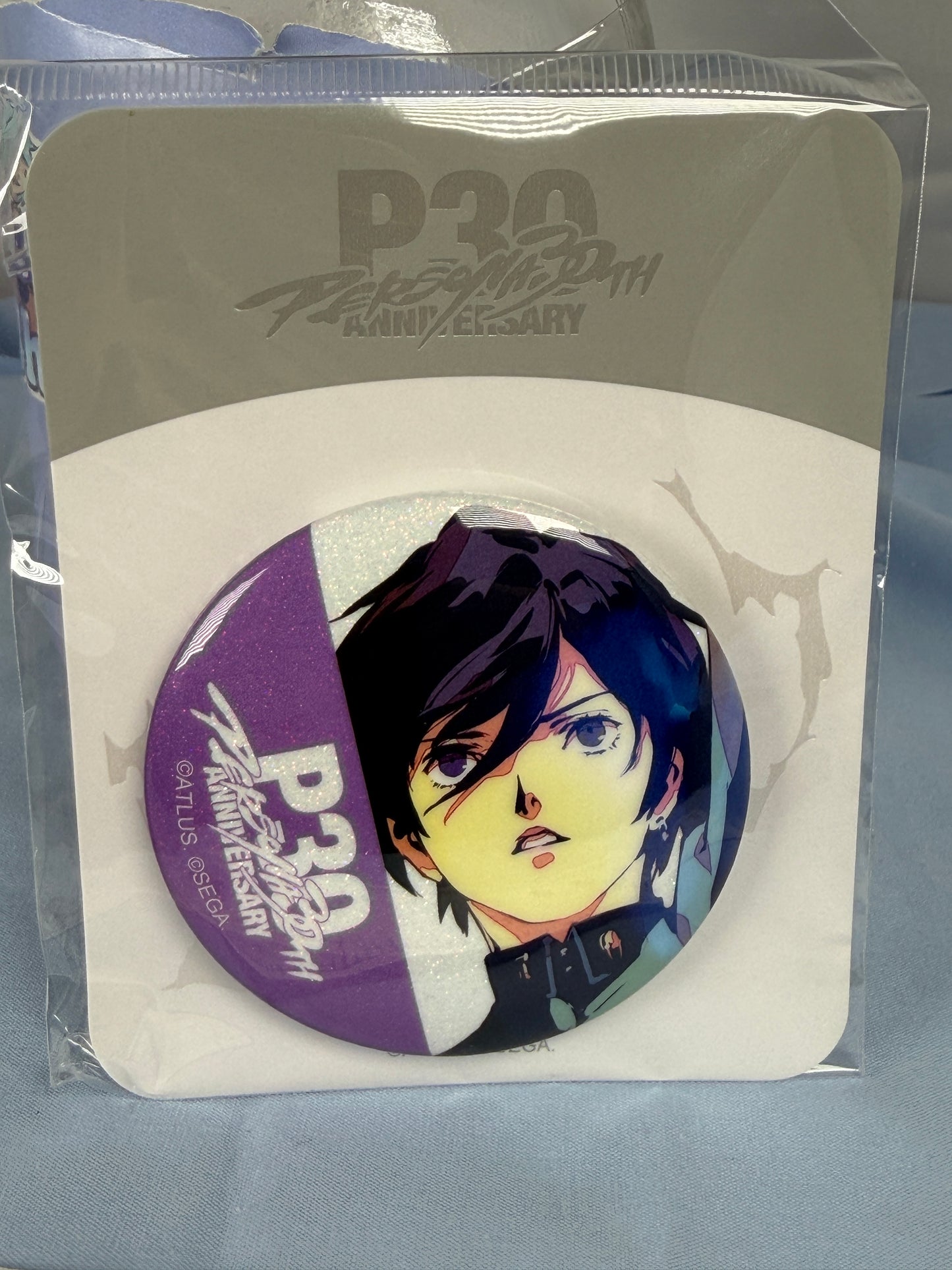 Naoya Toudou Can Badge Persona 1 30th Anniversary KV