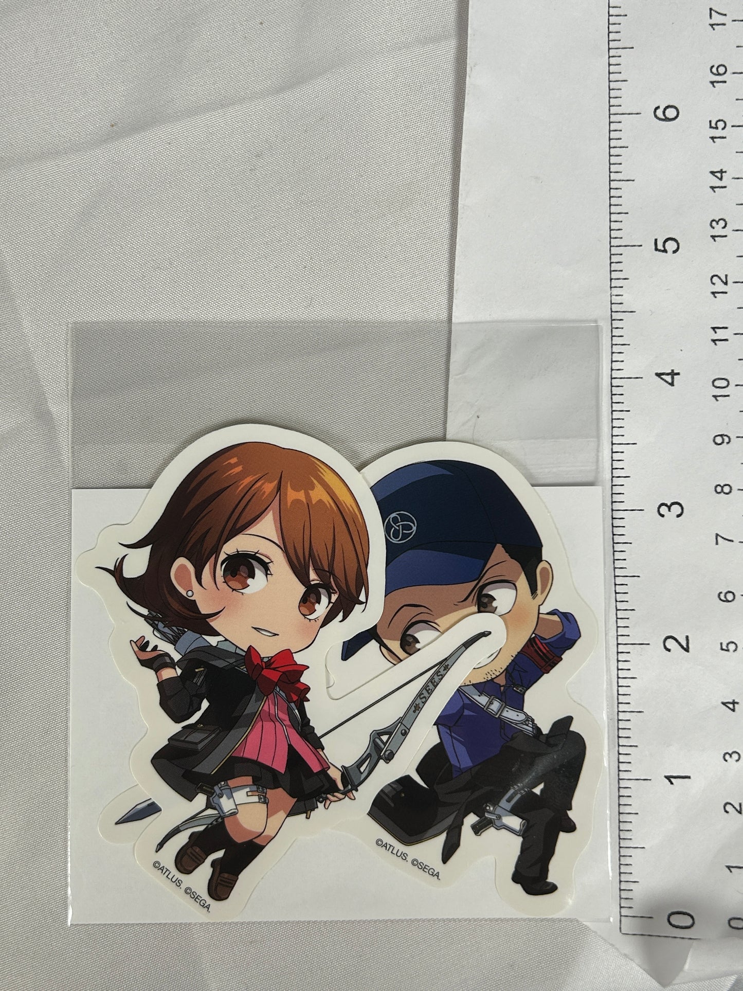 Yukari Takeba Junpei Iori Sticker Set Persona 3 Reload Good Smile Lottery F Prize