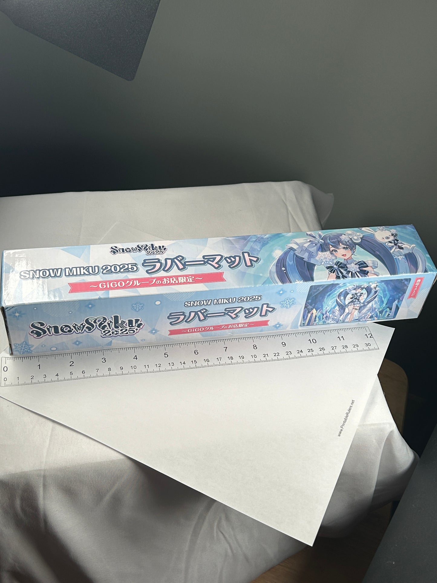 Snow Miku 2025 Hokkaido Rubber Mat Vocaloid GiGO Exclusive