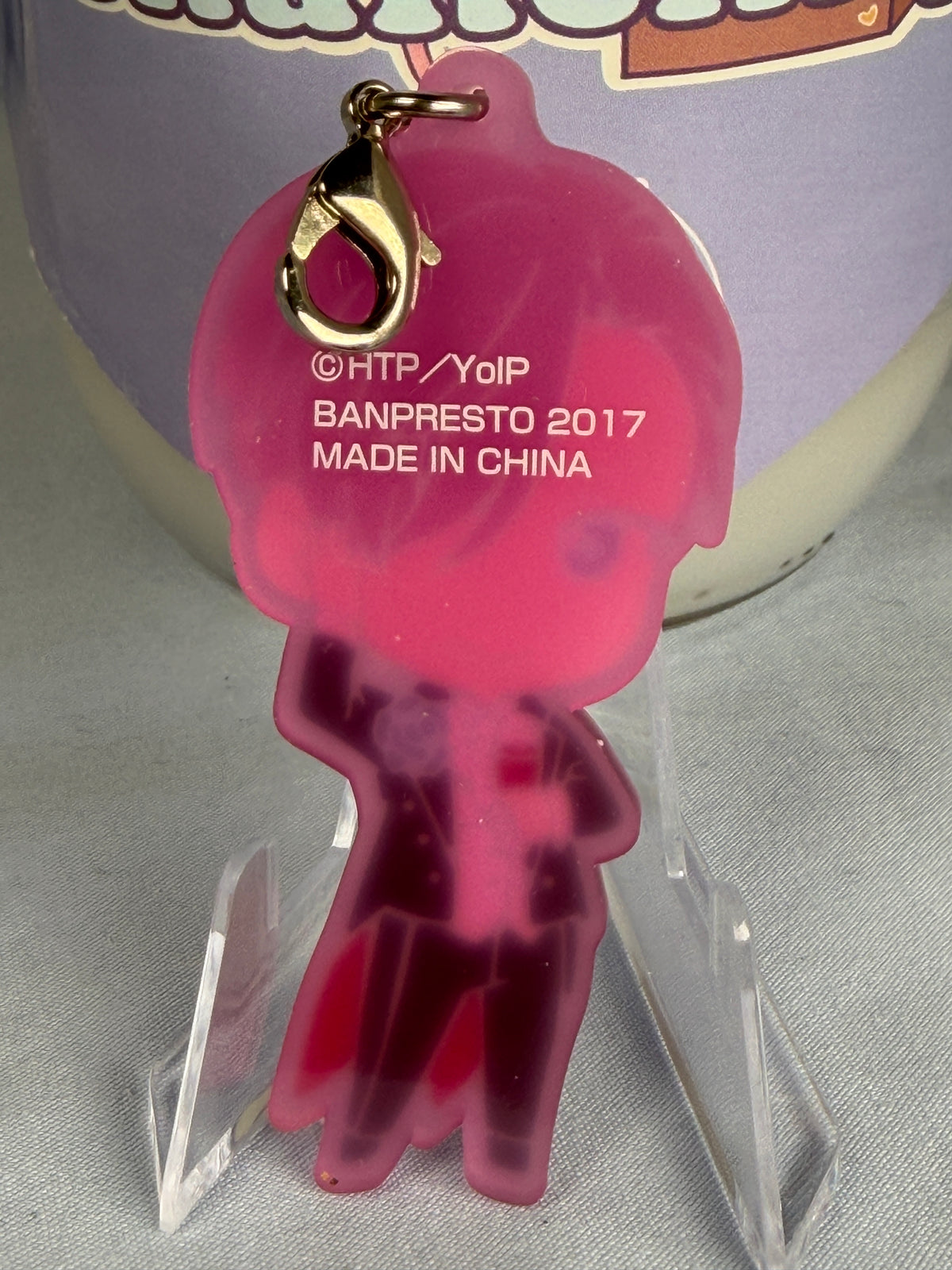 Victor Nikiforov Romantic Birthday Rubber Keychain Yuri On Ice Ichiban Kuji 2017