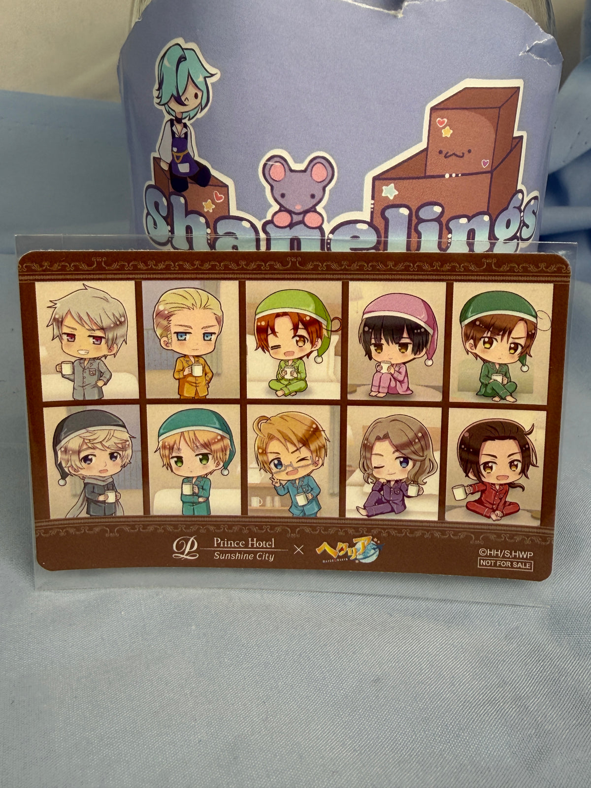 Hetalia World Stars Bonus Sticker Sunshine City Prince Hotel Collaboration