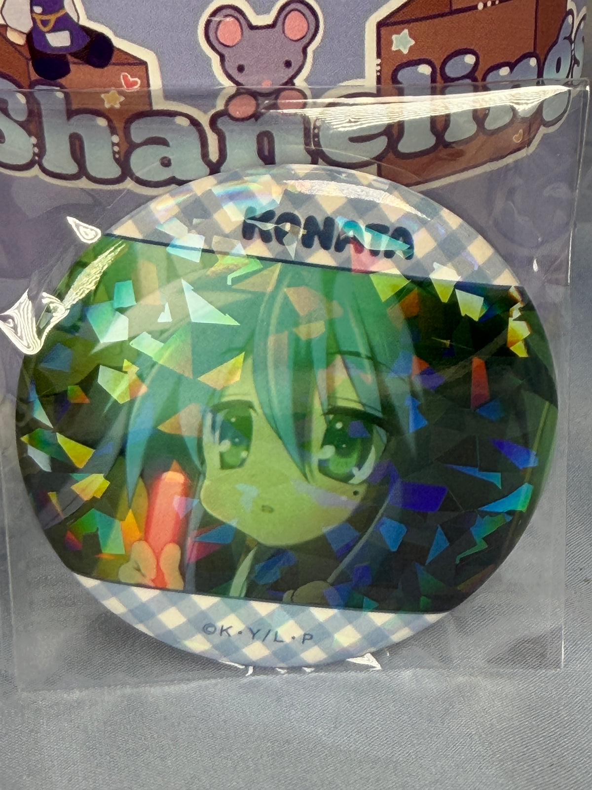 Konata Izumi Concert Hologram Badge Pin Lucky Star Anime Scene