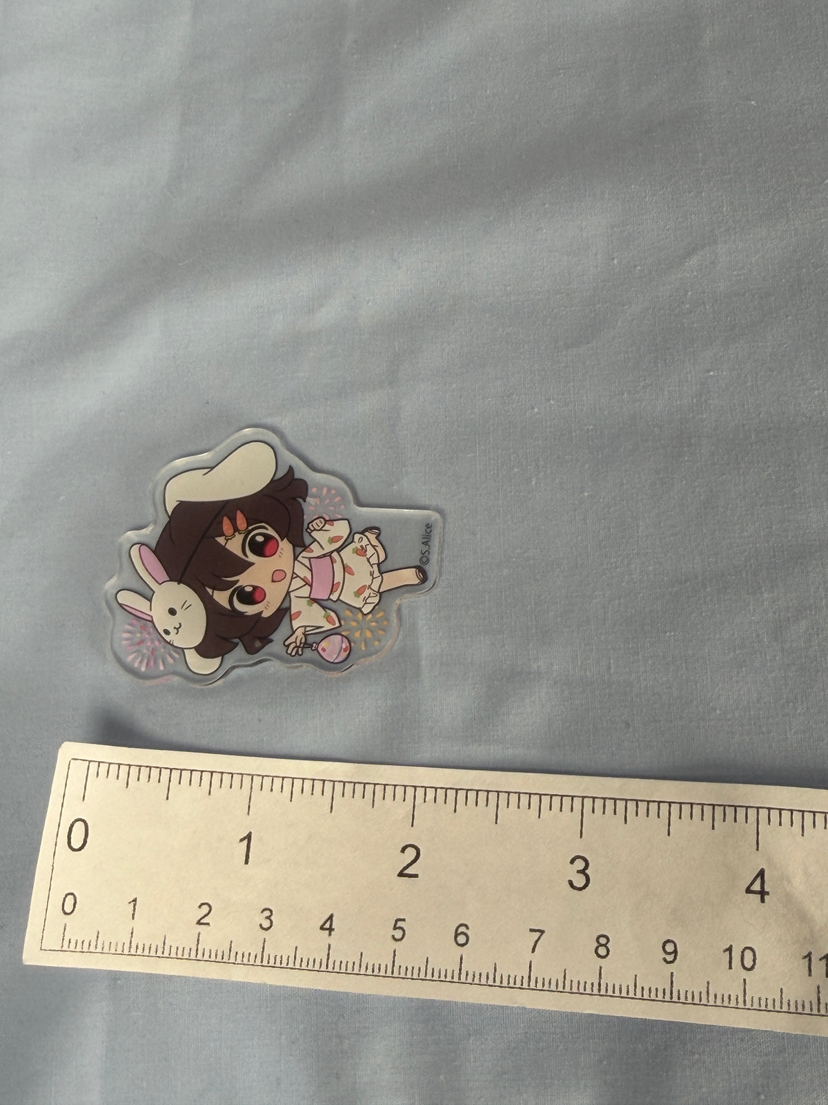 Tewi Inaba Summer Festival Acrylic Sticker Touhou Project LEC