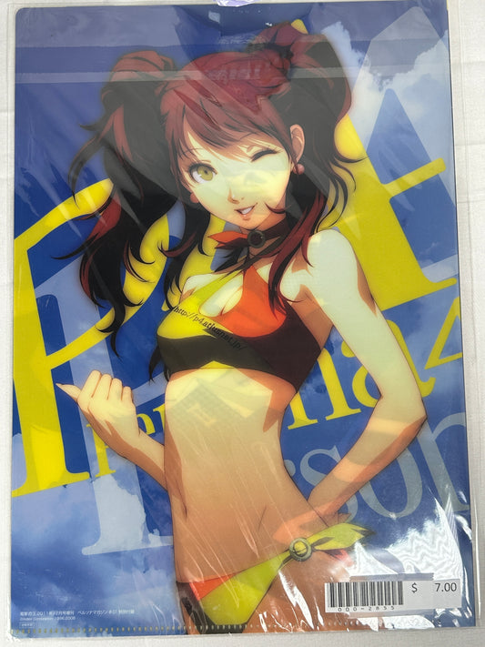 Rise Kujikawa Yu Narukami Naoto Shirogane Swimsuit Clear File Persona 4