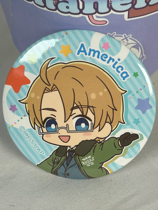 America Trading Button Badge Hetalia World Stars x Seria