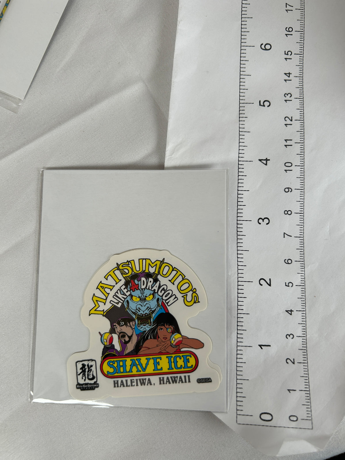 Yakuza 8 Gaiden: Pirates in Hawaii Matsumoto Shave Ice Sticker Pack of 2