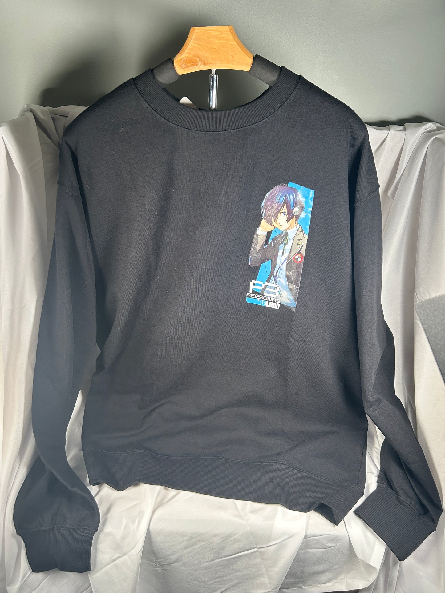 Makoto Yuki Portrait Crewneck Shirt Persona 3 Reload Avail Collection
