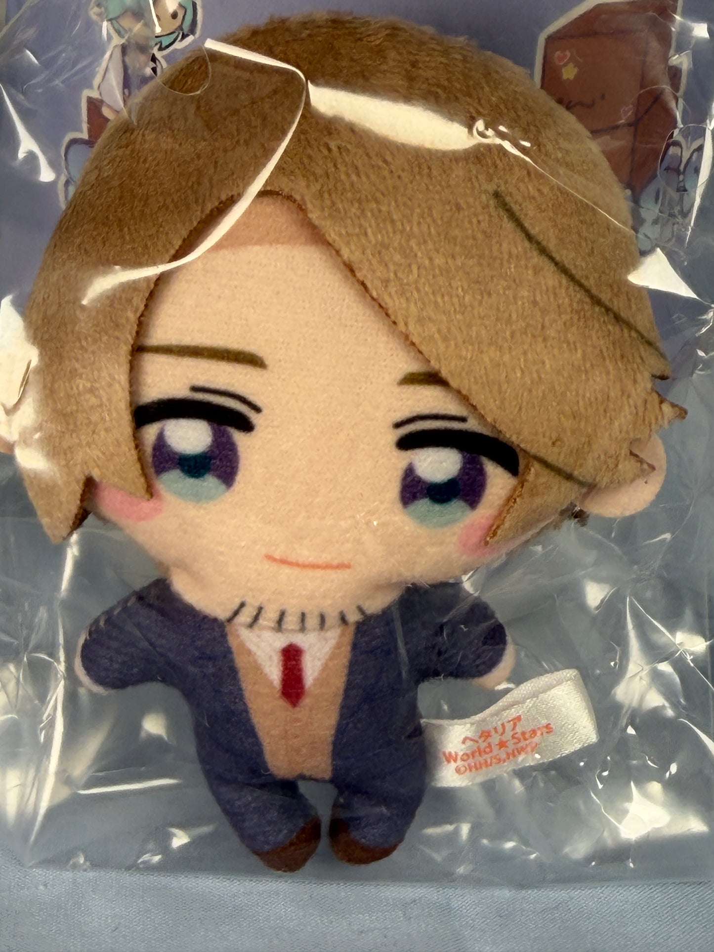 France Plush Keychain Strap Kapukko Friends Hetalia World Stars