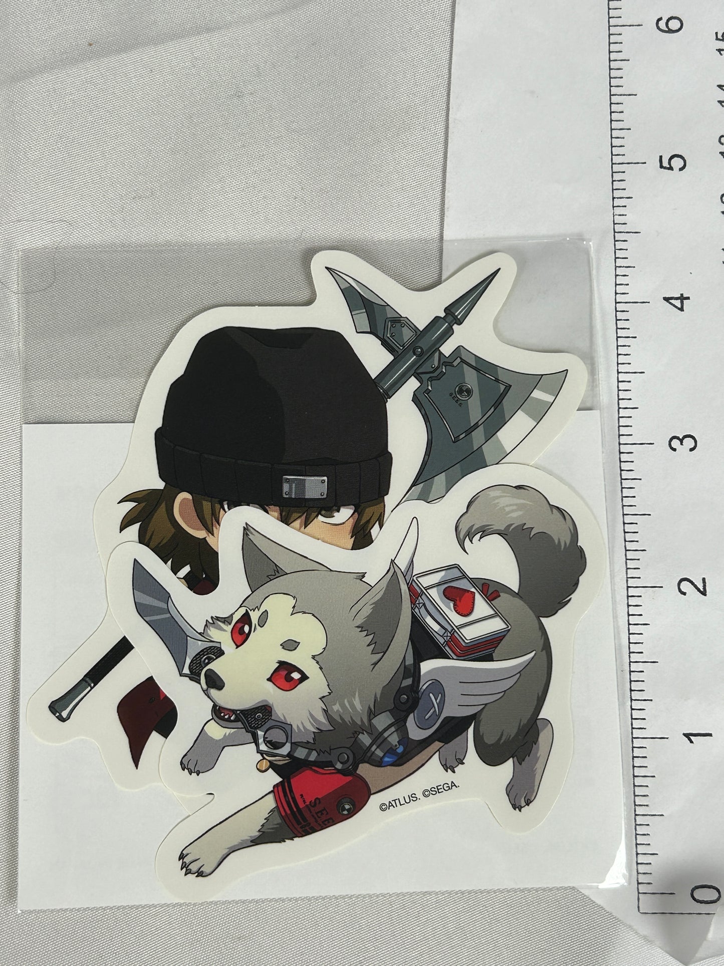 Shinjiro Aragaki Koromaru Sticker Set Persona 3 Reload Good Smile Lottery F Prize