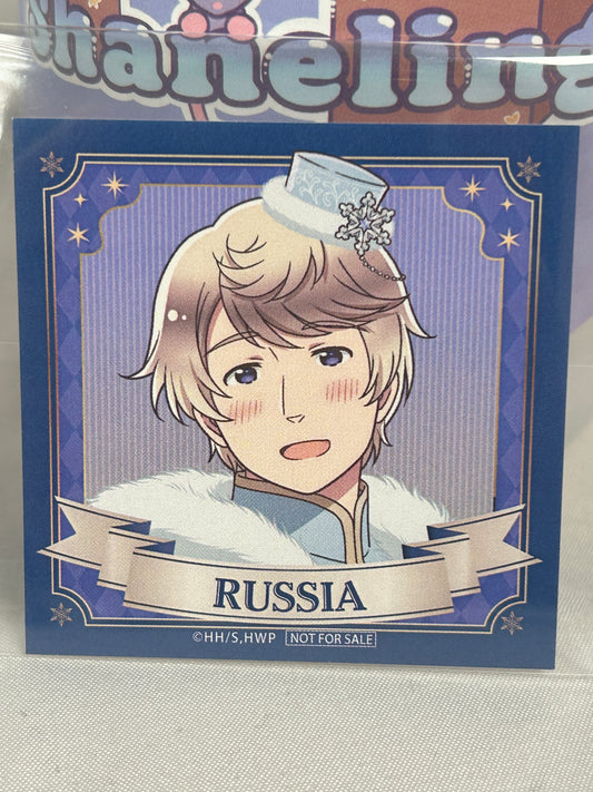 Russia Star Snow Café Paper Mini Artwork Decoration Hetalia World Stars