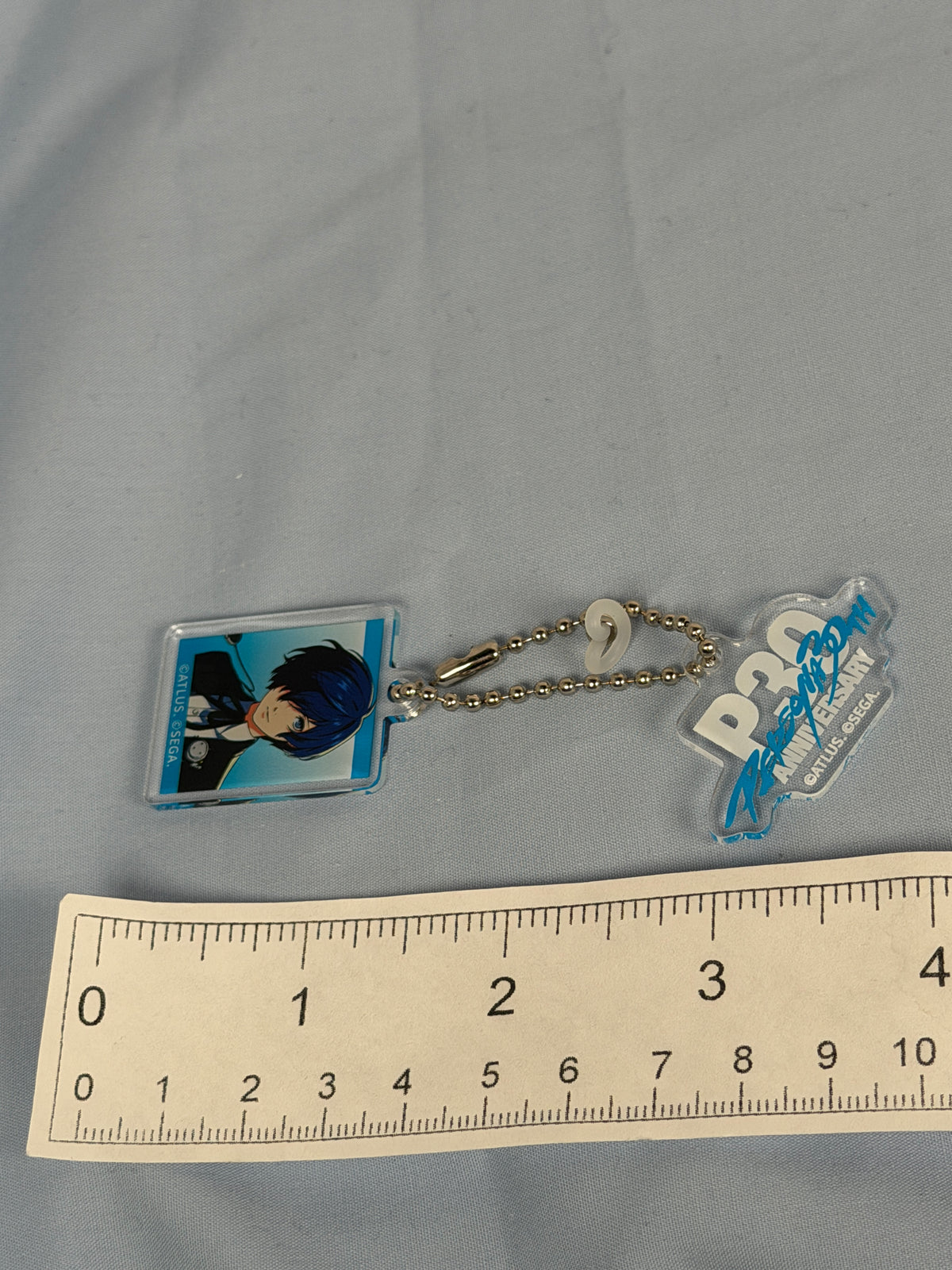 Makoto Yuki Acrylic Keychain Persona 3 Reload 30th Anniversary Harakado Cafe