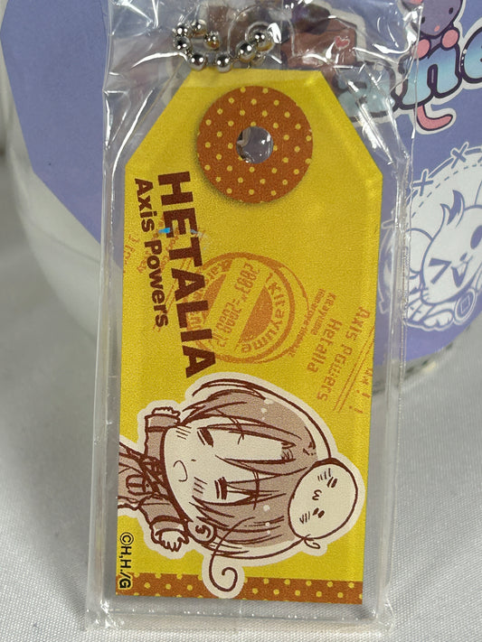 Italy Veneziano Dog Tag Acrylic Keychain Hetalia Axis Powers 2016
