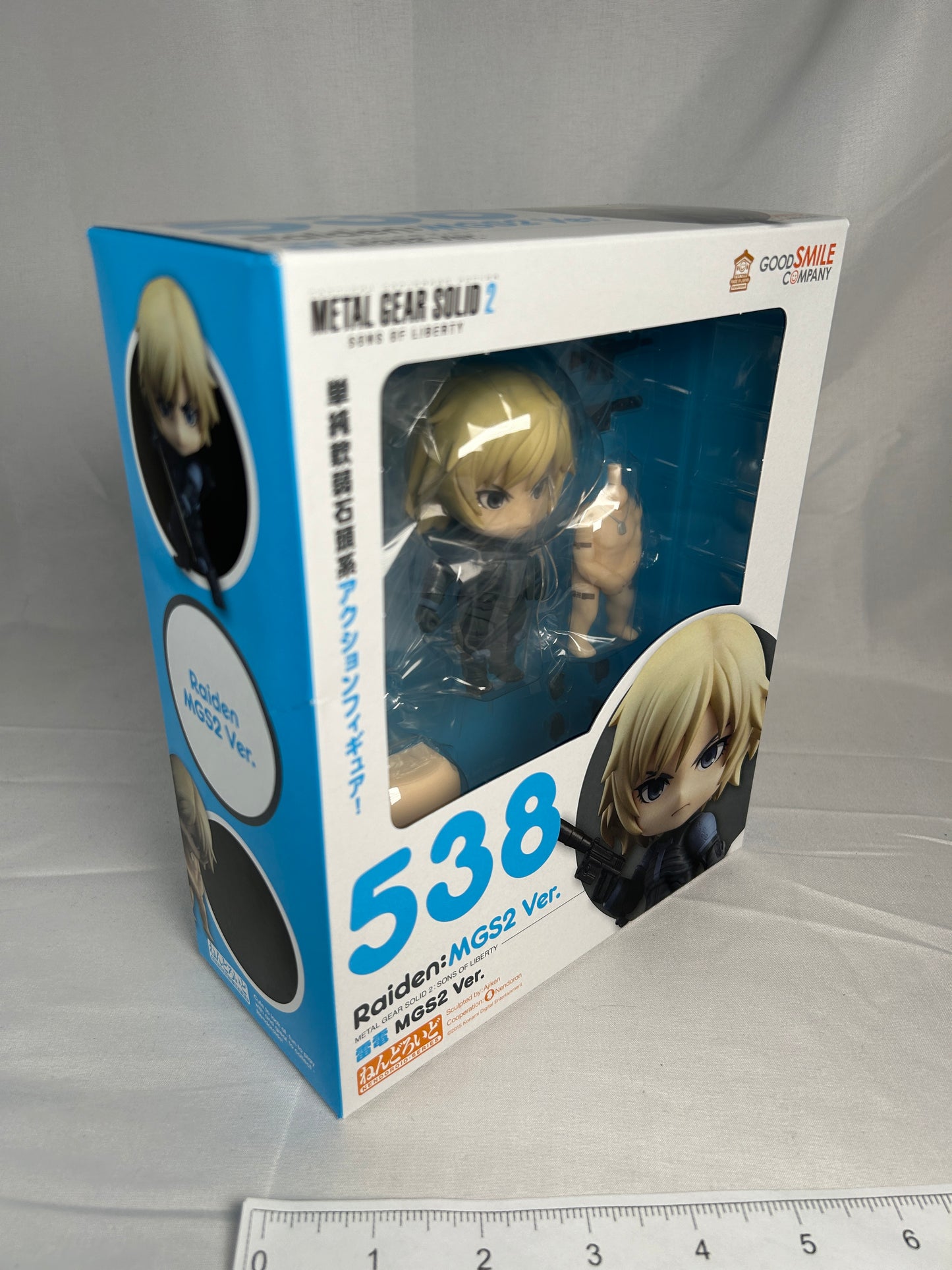 Raiden MGS2 Nendoroid Figure 538 Metal Gear Solid 2 Sons of Liberty GSC