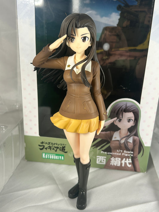 Kinuyo Nishi 1/7 Scale PVC Painted Figure Kotobukiya Girls Und Panzer movie