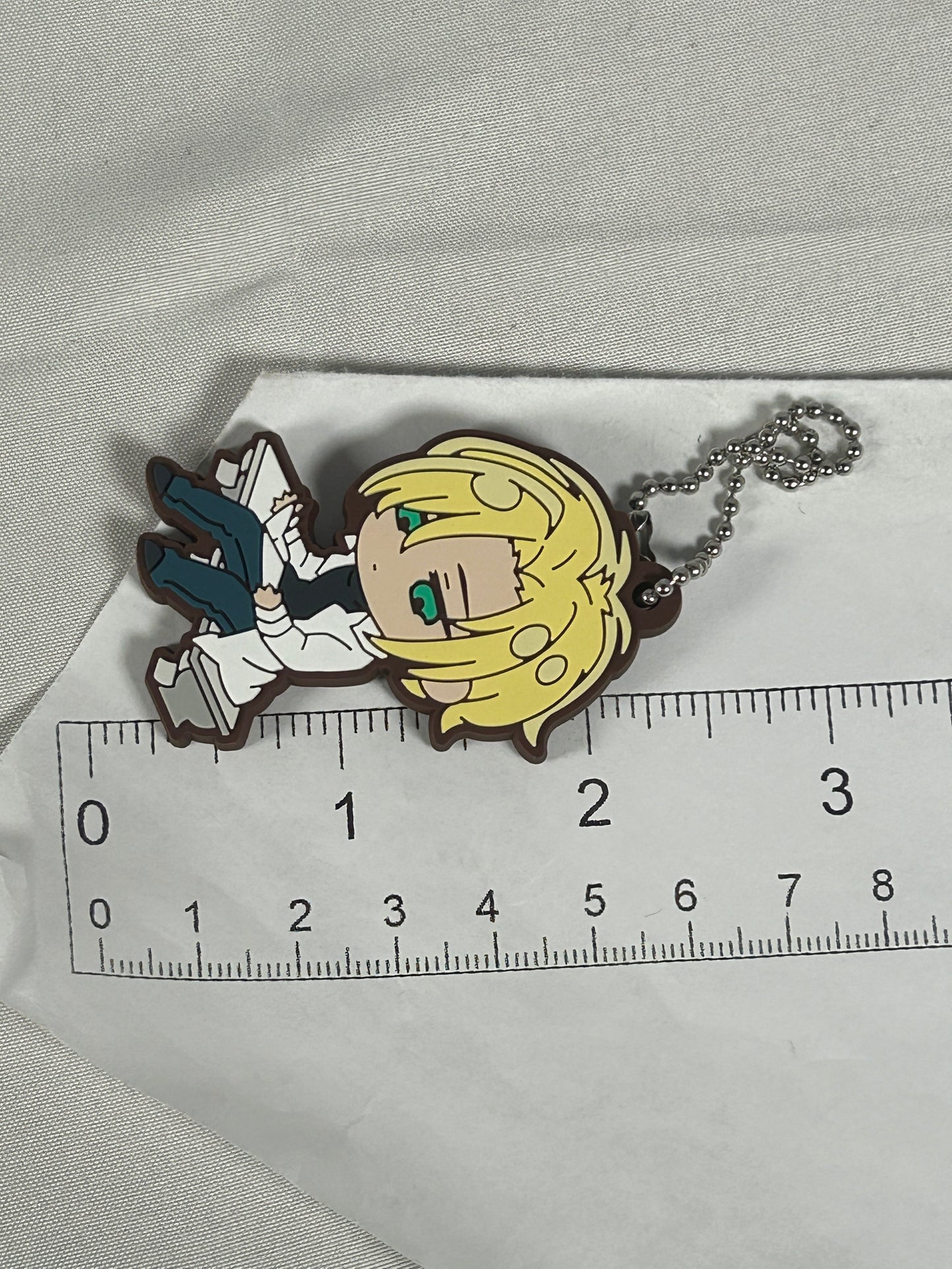 Ash Lynx Deforaba Rubber Keychain Charm Banana Fish