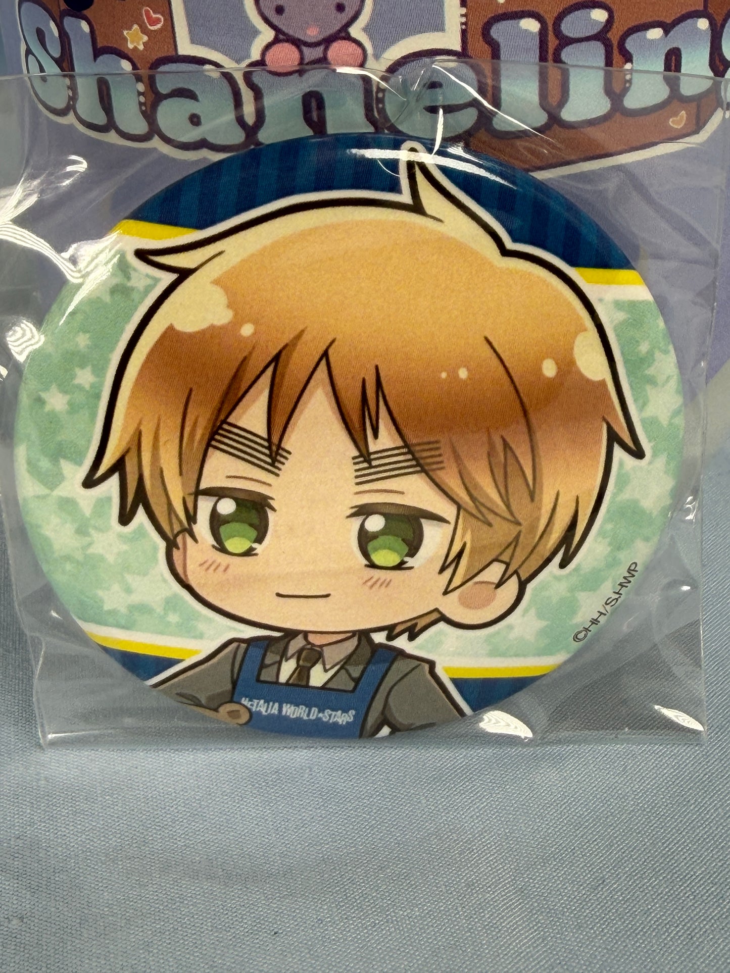 England UK Can Badge Hetalia World Stars x Village Vanguard Collaboration