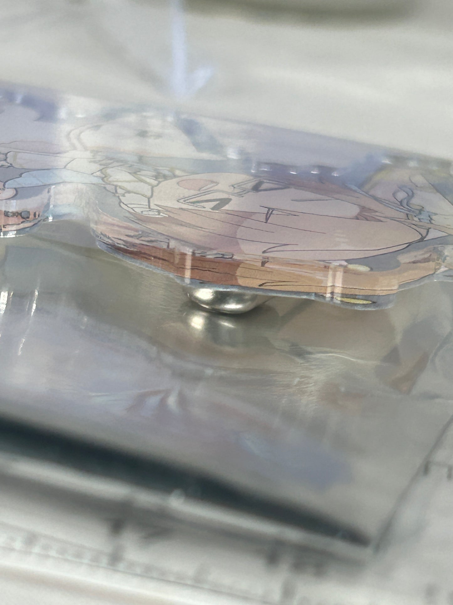 America World go round! Acrylic Badge Hetalia World Stars Animate Café
