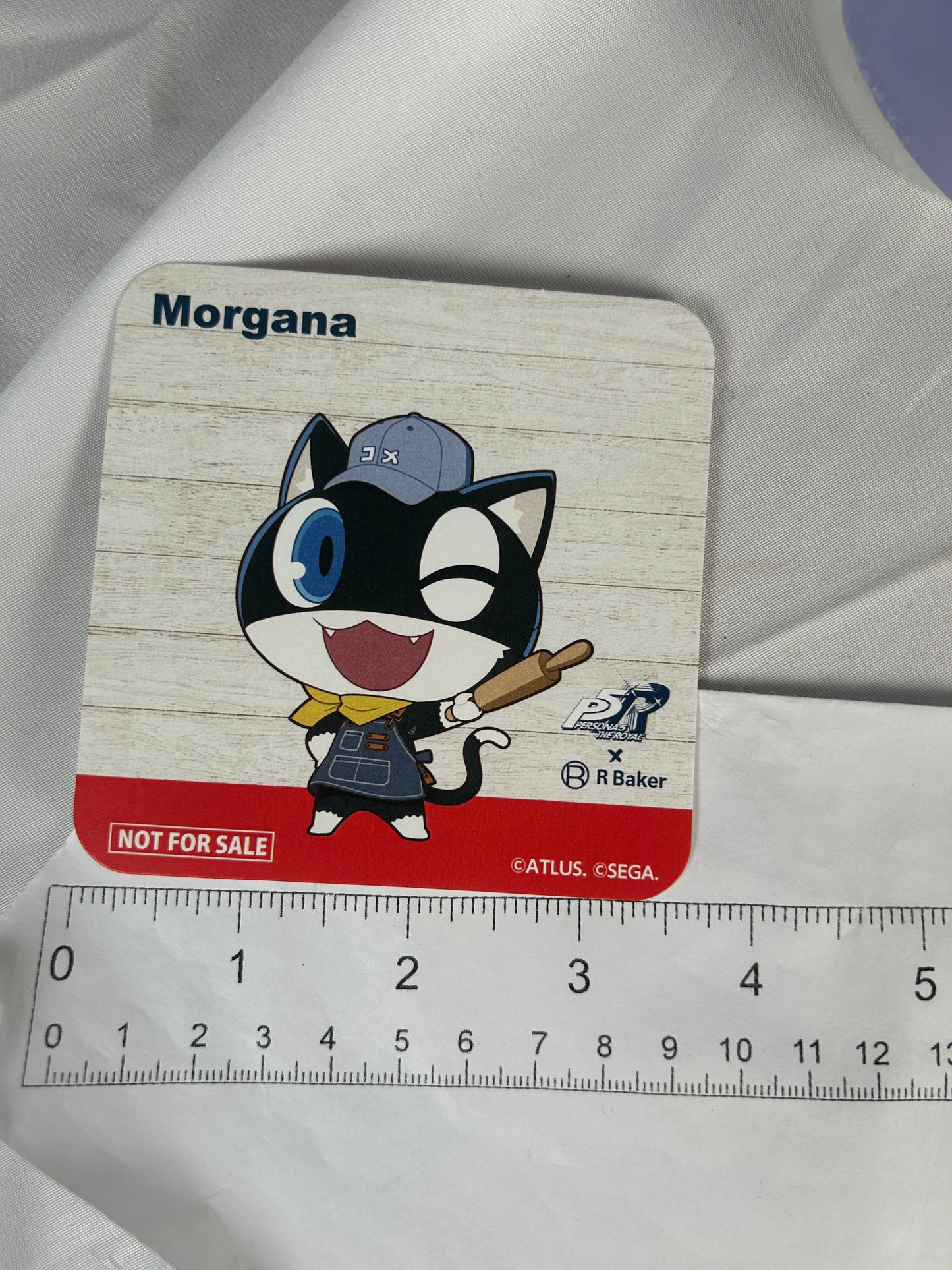 Morgana Coaster Persona 5 Royal Baker Café