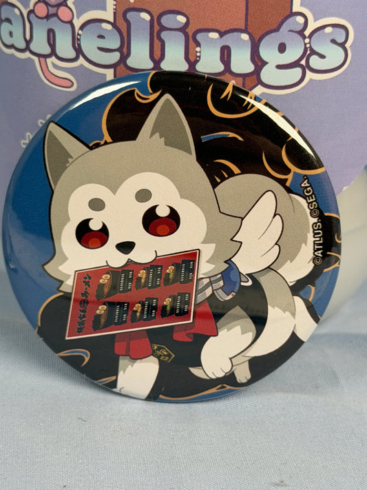 Koromaru Ramen Can Badge Persona 3 Reload Ichikakuya Collaboration