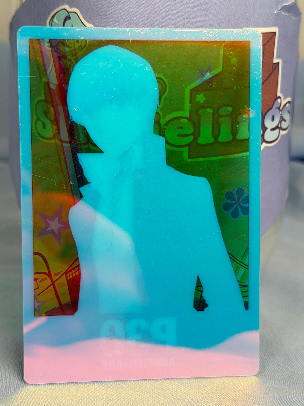 Yu Narukami Holo Transparent Card Persona 4 The Golden 30th Anniversary