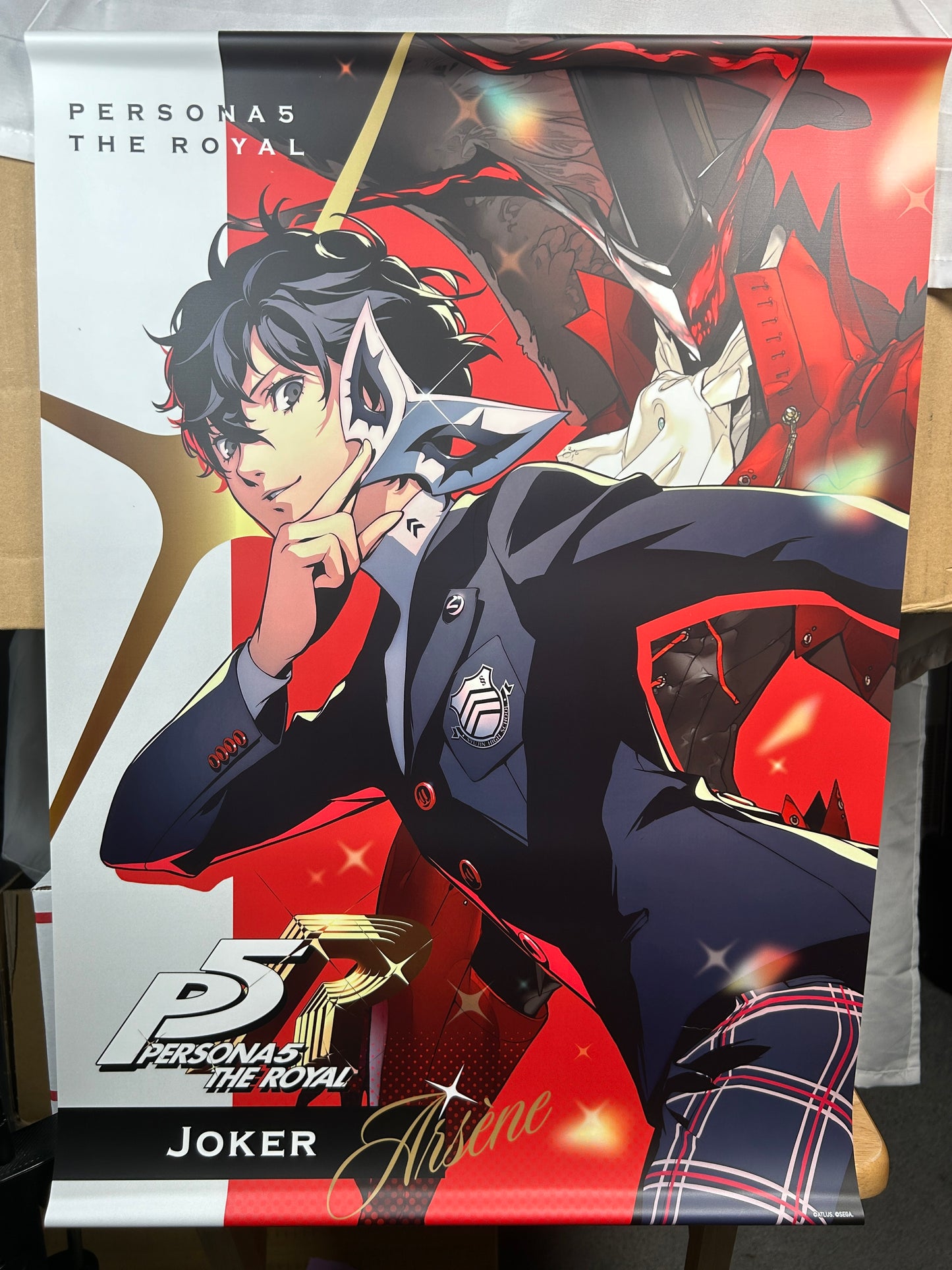 Ren Amamiya Joker A2 Paper Tapestry Persona 5 Royal Amocafe