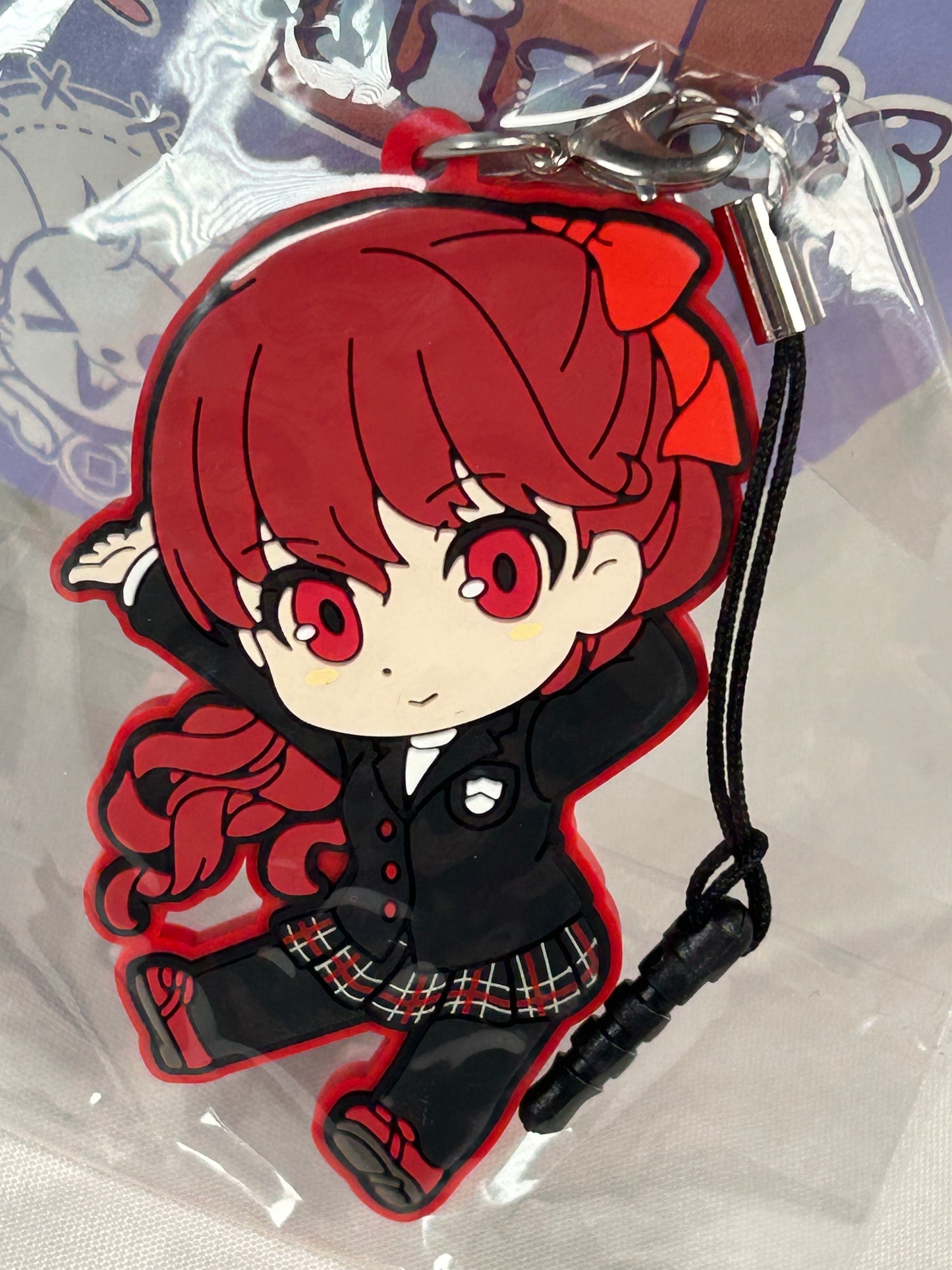 Sumire Yoshizawa Violet Pentanko Rubber Keychain Persona 5 Tactica