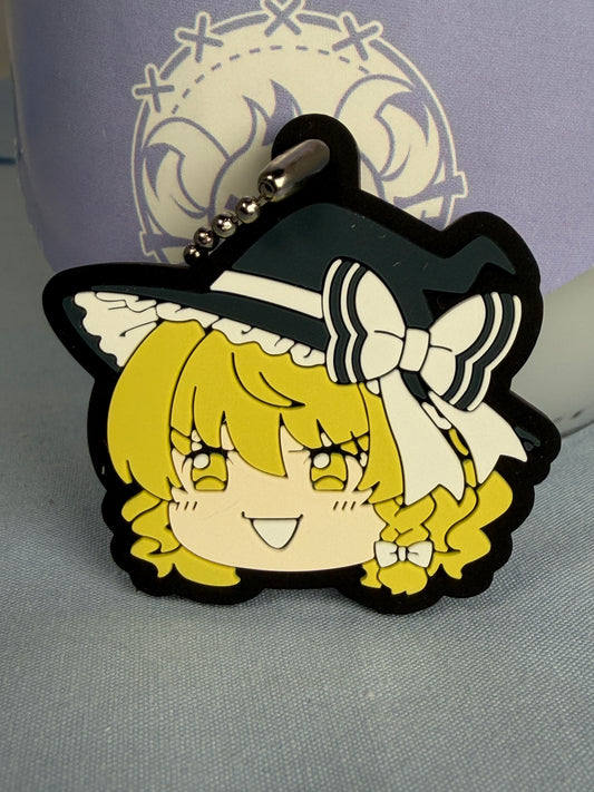Marisa Kirisame Take it Easy! Rubber Keychain Vol 2 NIC Touhou Project
