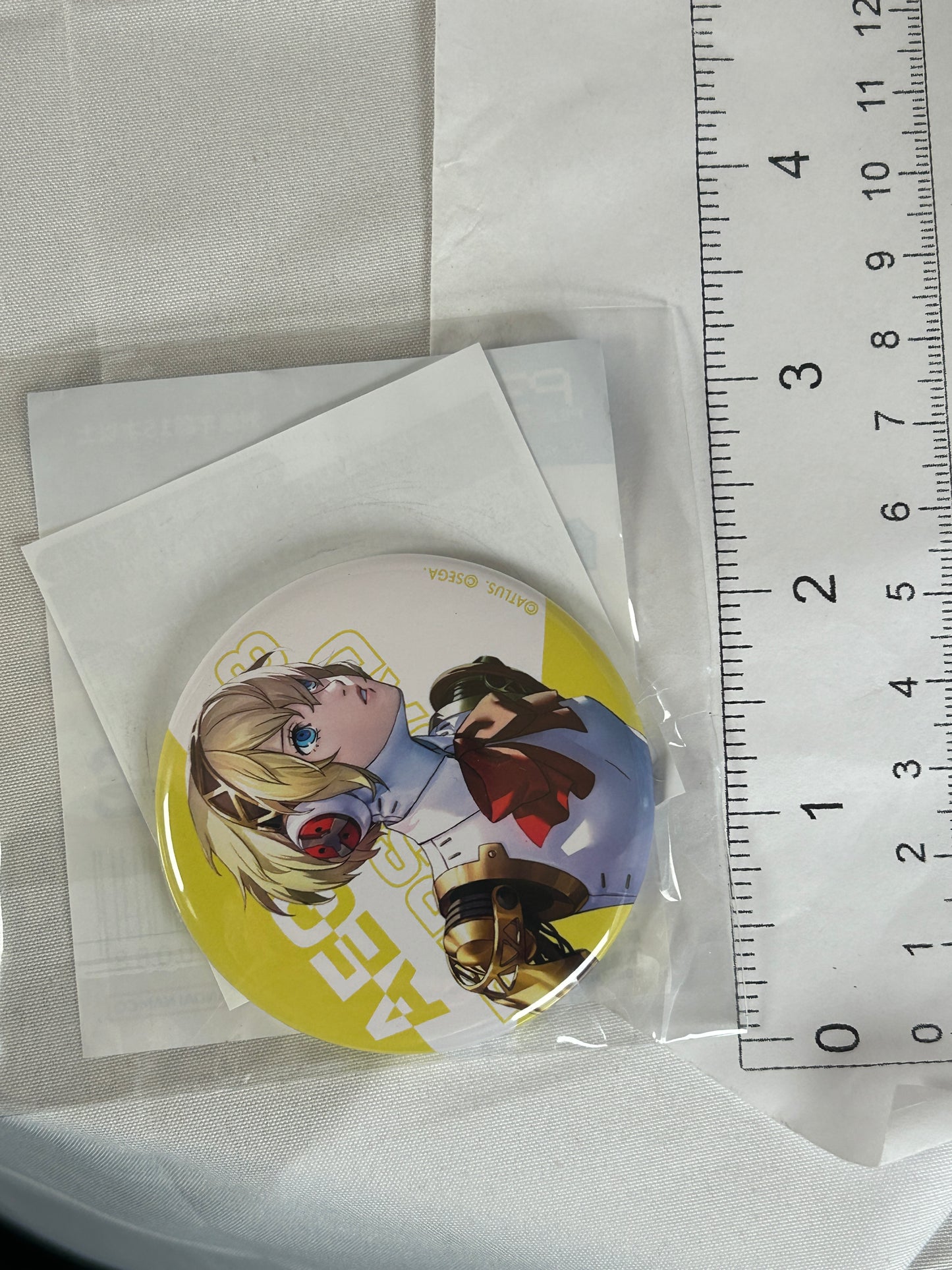Aigis Button Badge Namja Town Collaboration Persona 3 Reload
