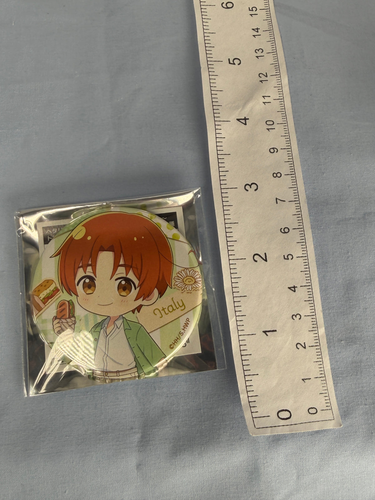 Italy Holiday Marche Doresere Can Badge Pin Hetalia World Stars D-techno