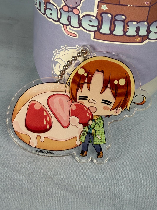 Italy Yummy! Acrylic Keychain Hetalia World Stars