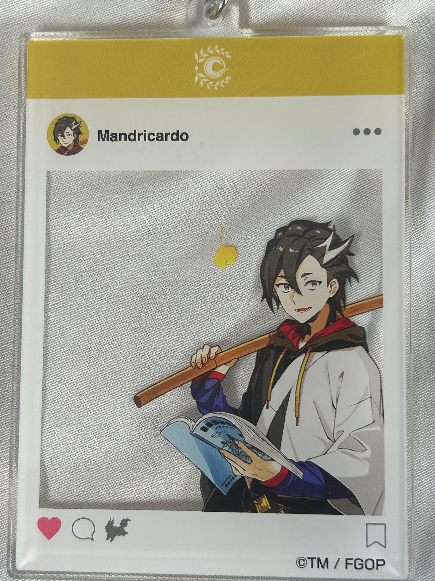 Mandricardo Instagram Acrylic Keychain