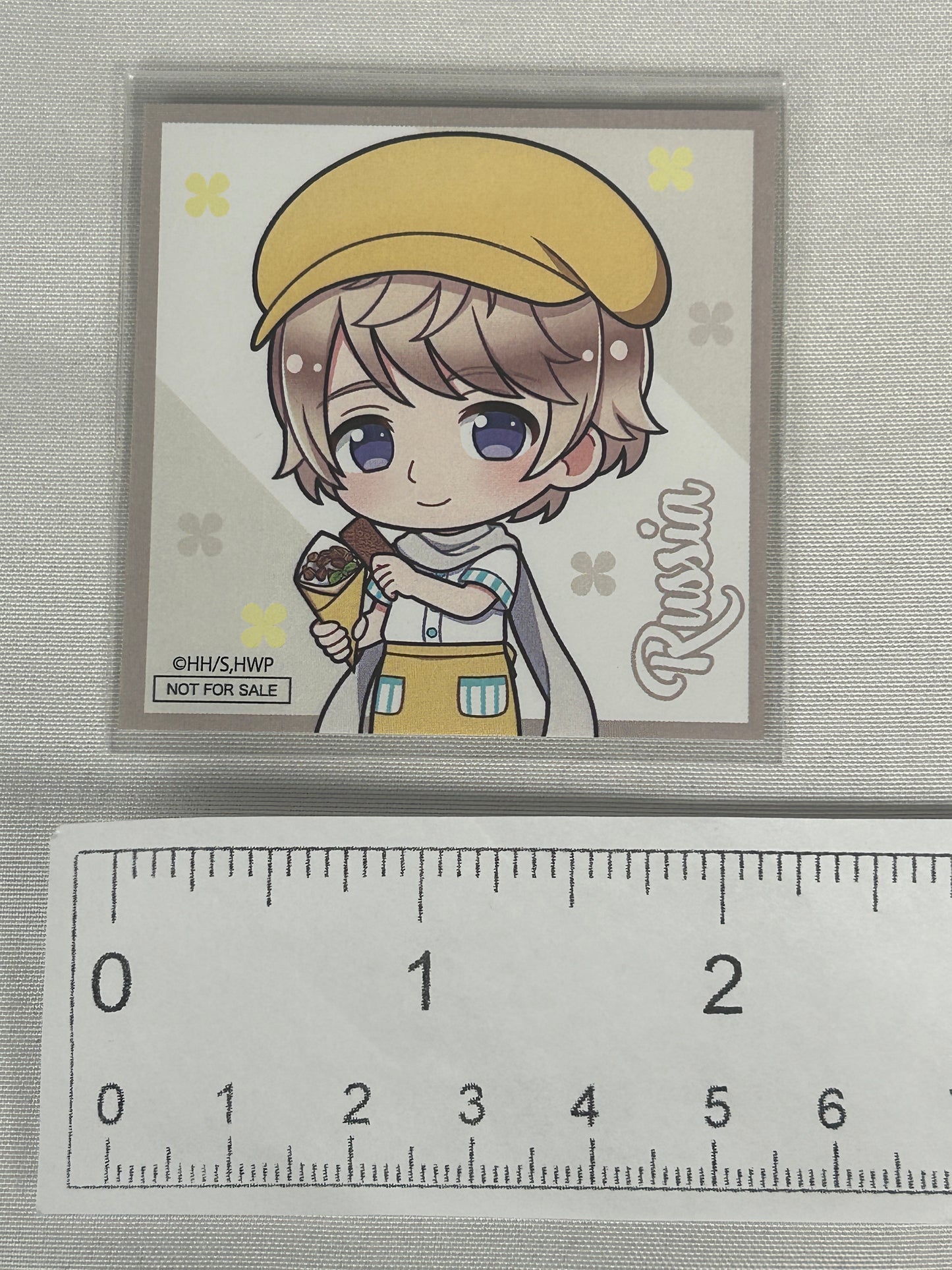 Russia Paper Mini Artwork Decoration Hetalia World Stars x Amo Crepe Collaboration