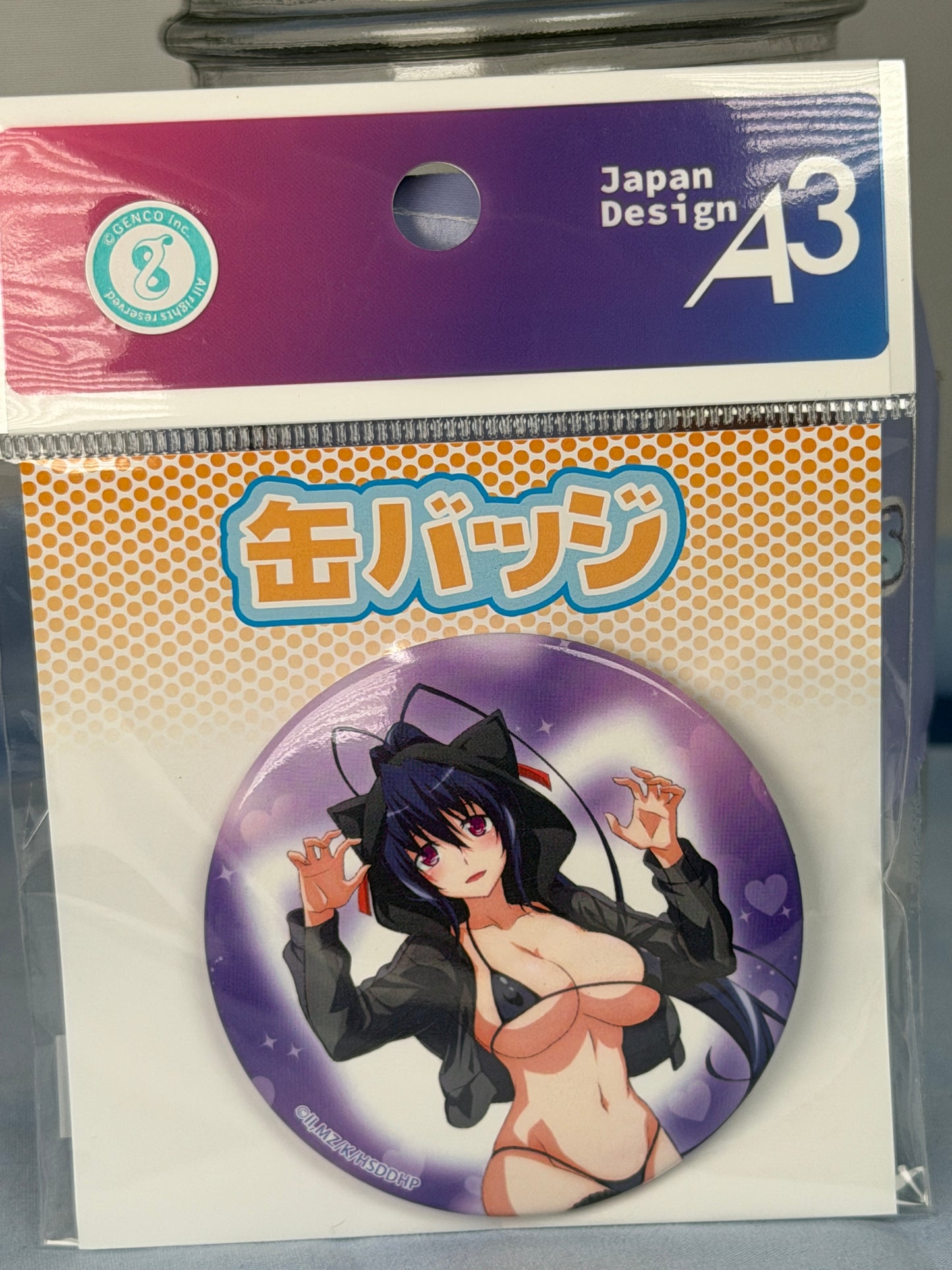 Akane Himejima Full Body Cat Hoodie Badge High School DxD HERO eeo Lottery