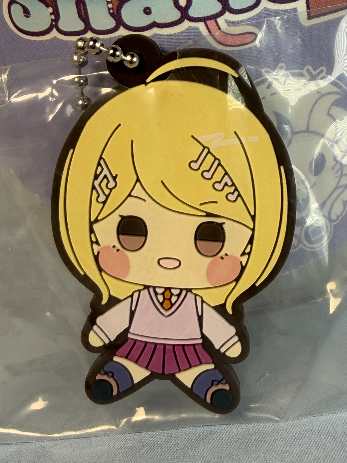 Kaede Akamatsu Mochidoru Art Rubber Keychain Danganronpa V3