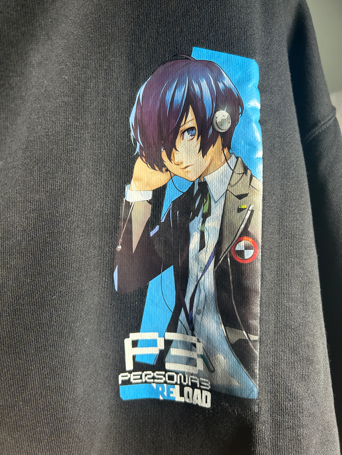 Makoto Yuki Portrait Crewneck Shirt Persona 3 Reload Avail Collection